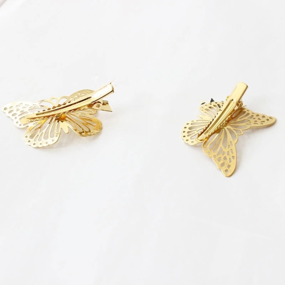 Butterfly hair clips - Picture 4 of 5